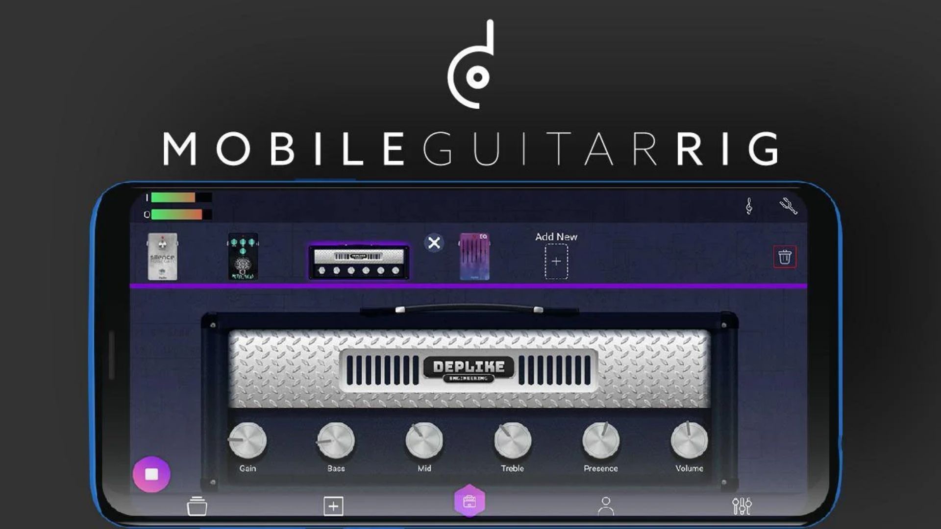 Deplike Guitar FX and Amps Mobile App for Android & iOS Deplike