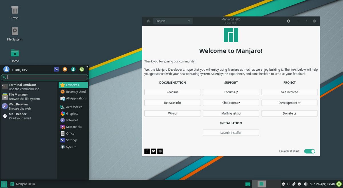 Manjaro Linux 20.0 llega con Kernel 5.6, Pacman 9.4 y más