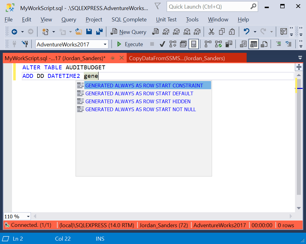 Code Completion and SQL Code Navigation improved in SQL Complete v6.2