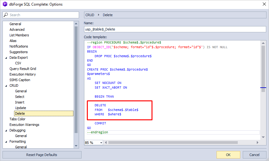 How to Create Customizable CRUD Operations with SQL Complete Devart Blog
