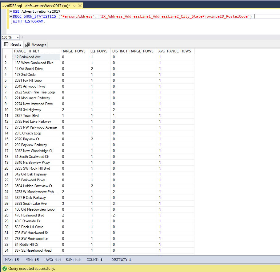How to Use SQL Server DBCC SHOW_STATISTICS? Devart Blog