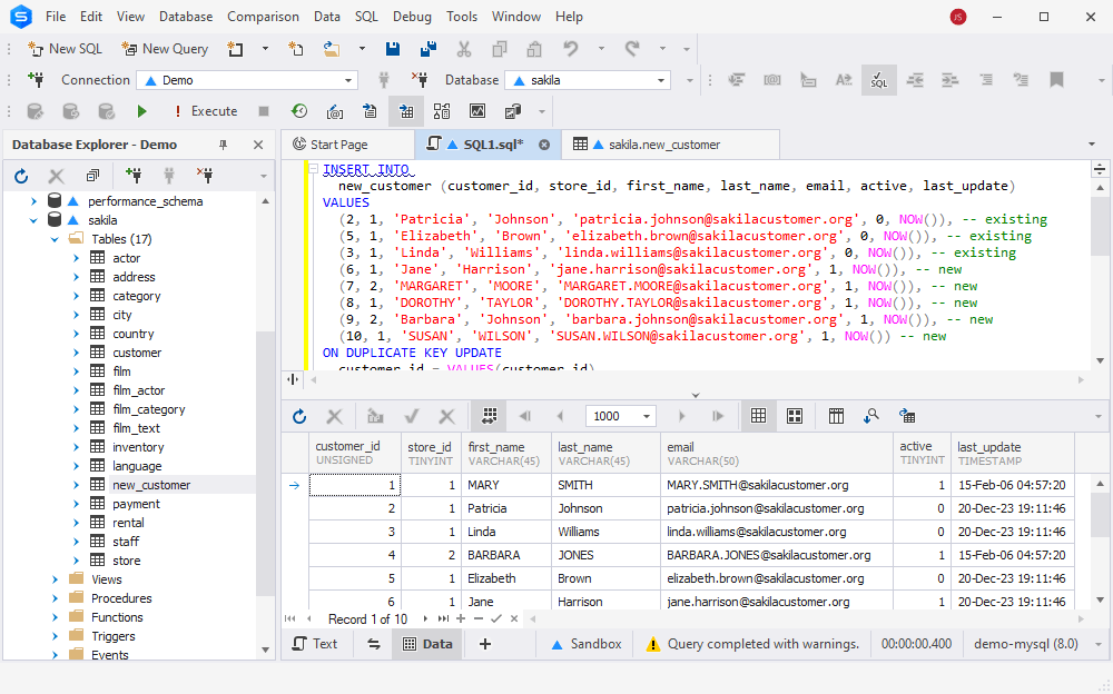 MySQL UPSERT Statement Examples How to Efficiently Insert and Update Data