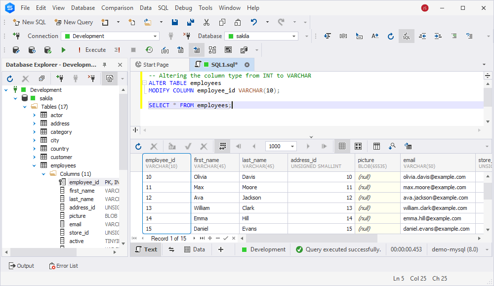 MySQL Change a Column Type Detailed Syntax Guide and Examples