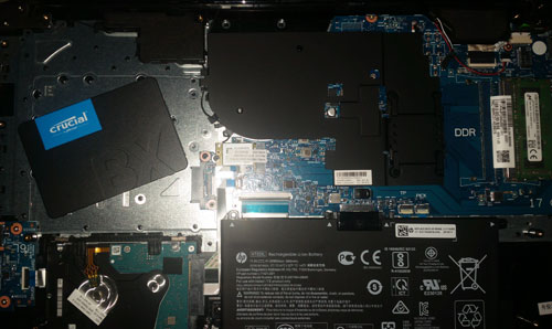 HP 17-bs in alle Einzelteile zerlegen Tutorial/Anleitung