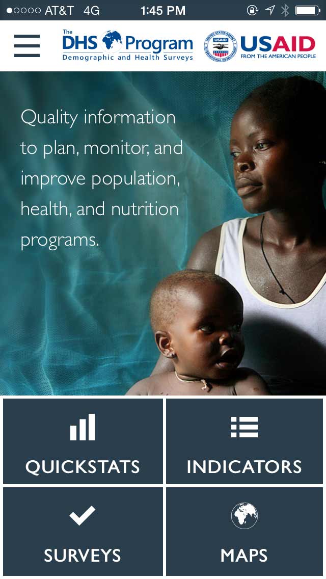 4 Key Features of The DHS Program Mobile App v2.0 The DHS Program Blog