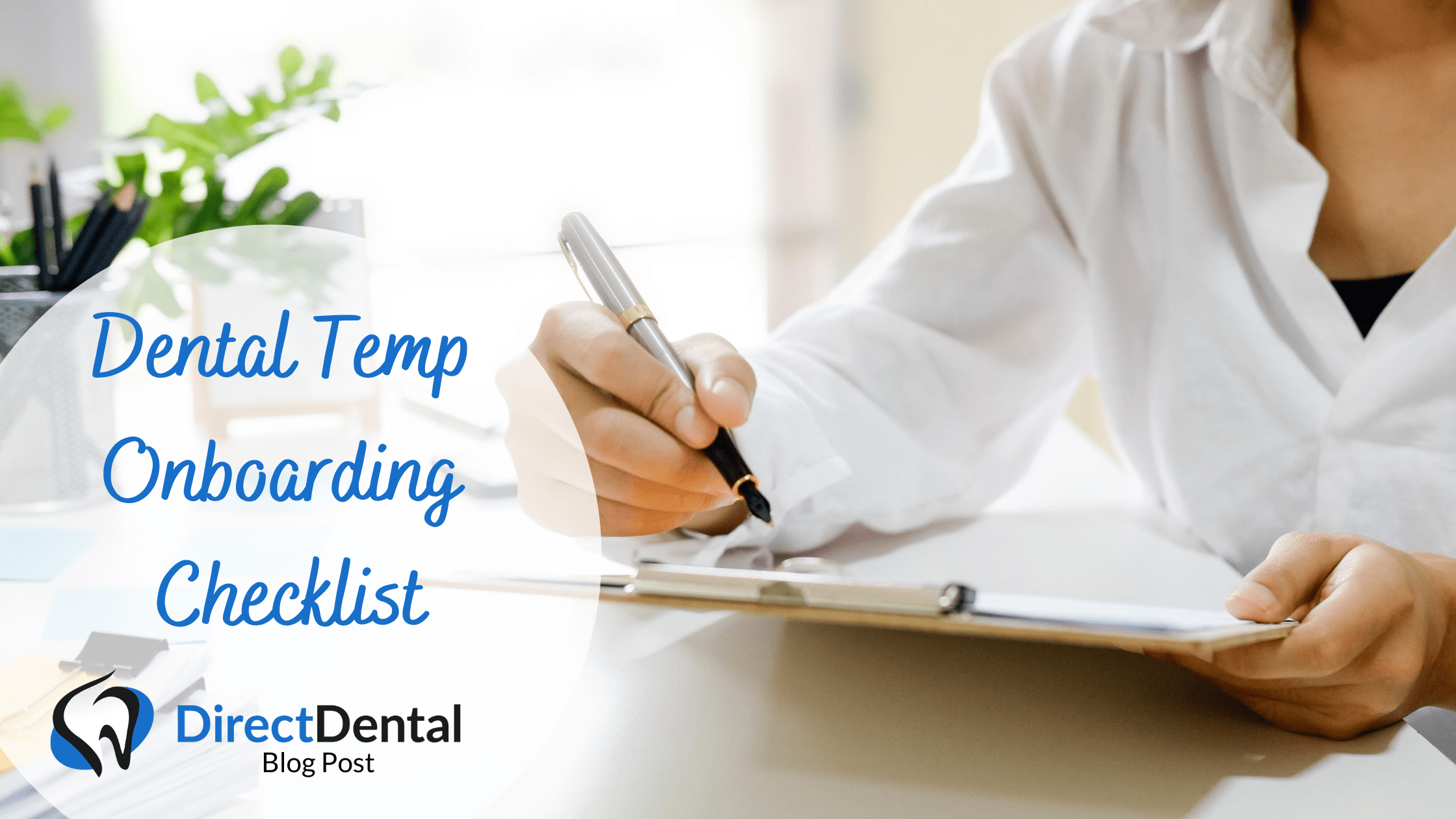 Dental Temp Onboarding Checklist DirectDental