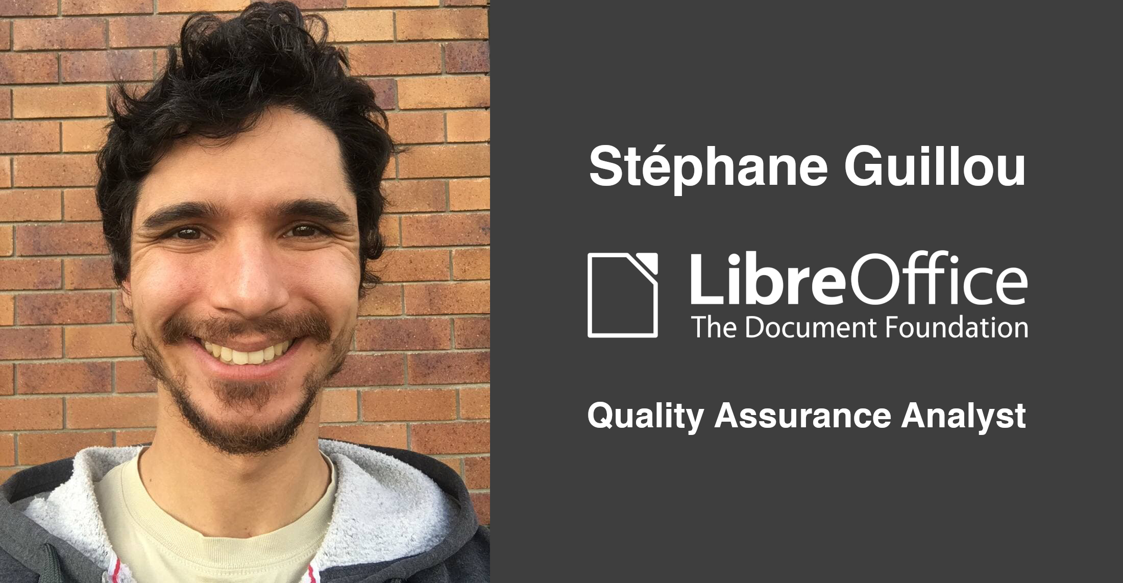Stéphane Guillou, new QA Analyst for LibreOffice The Document