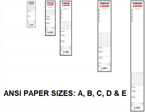 ANSI Paper Sizes