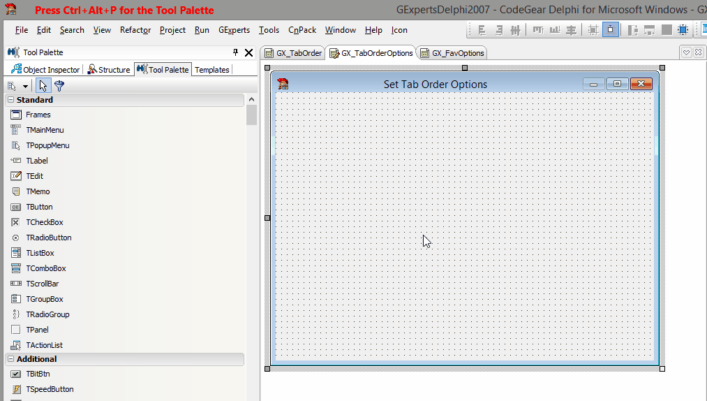 Creating Component Templates in Delphi twm's blog