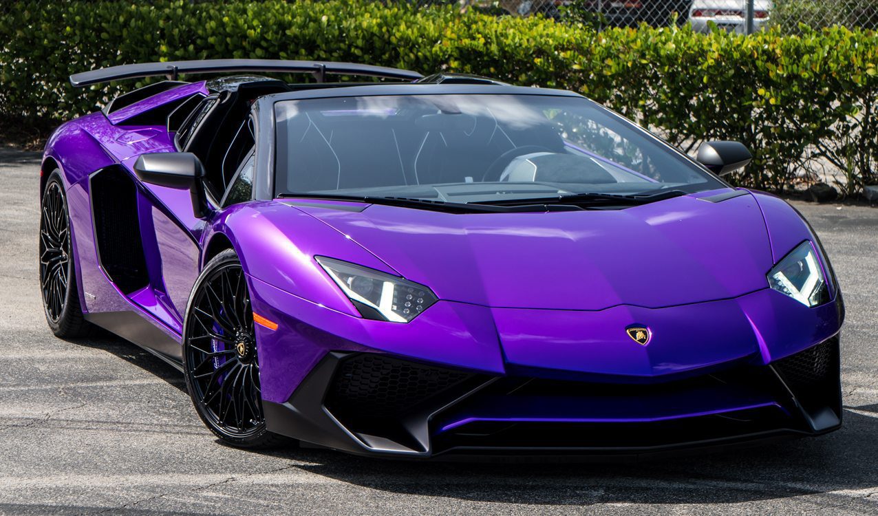 Ad Personam Builds Purple Aventador SV Roadster