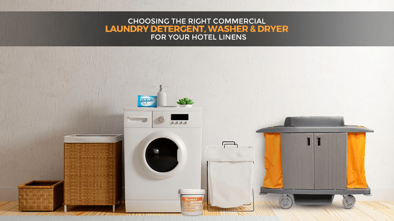 Commercial Laundry Detergent, Washer & Dryer For Hotel Linens