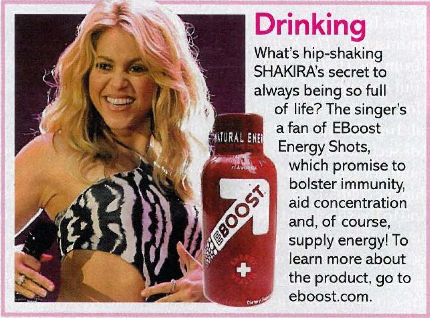 Life Style Shakira Eboost Blog