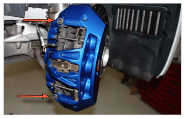 BMW M3 2008-2013 F10 M5 ECS 6-Piston Caliper Big Brake Kit Installation