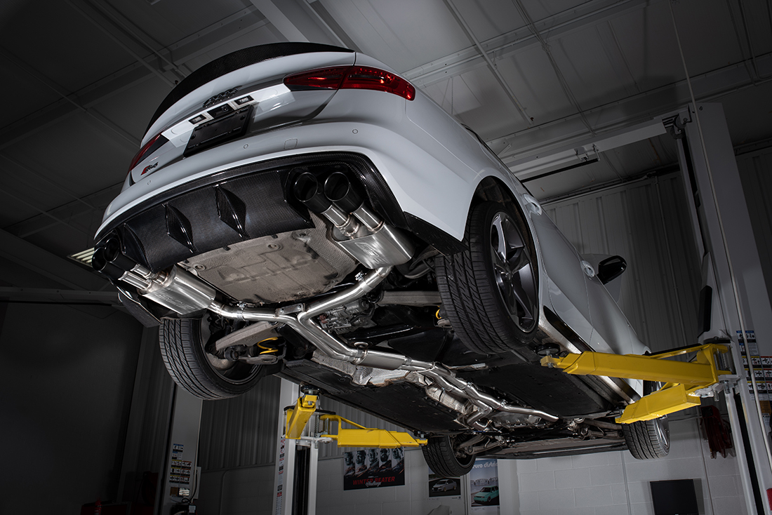 Loud Button ECS Valved CatBack Exhaust for Your Audi B8 S4 ECS Tuning