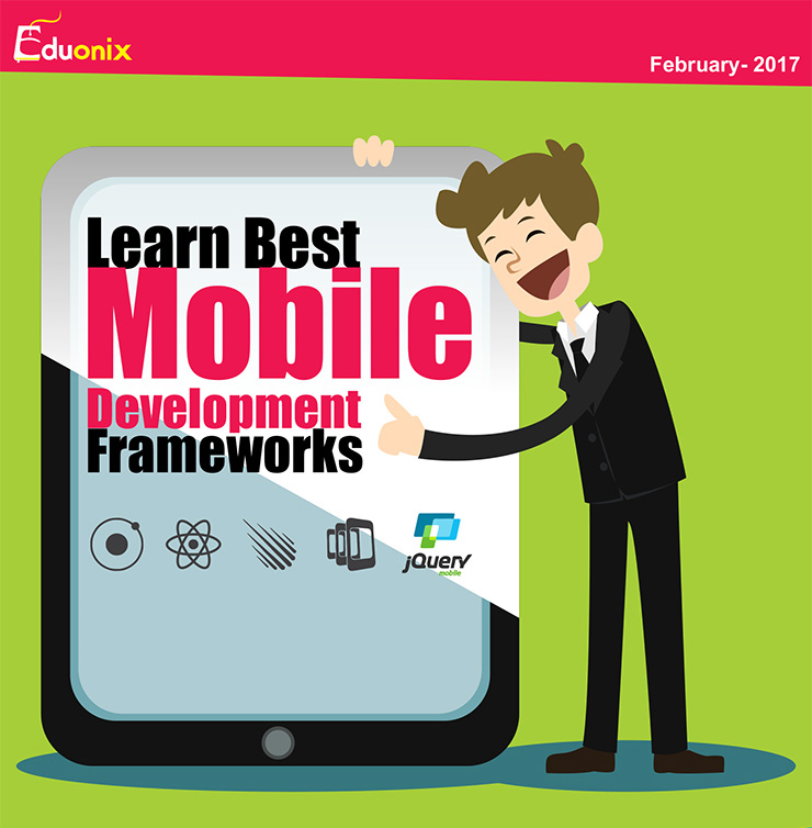 Infographic on Top 5 Mobile Development Frameworks