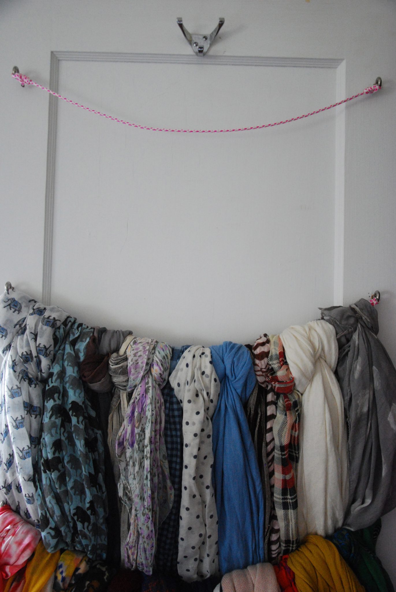DIY Scarf Hanging Solution Effortless Style Blog