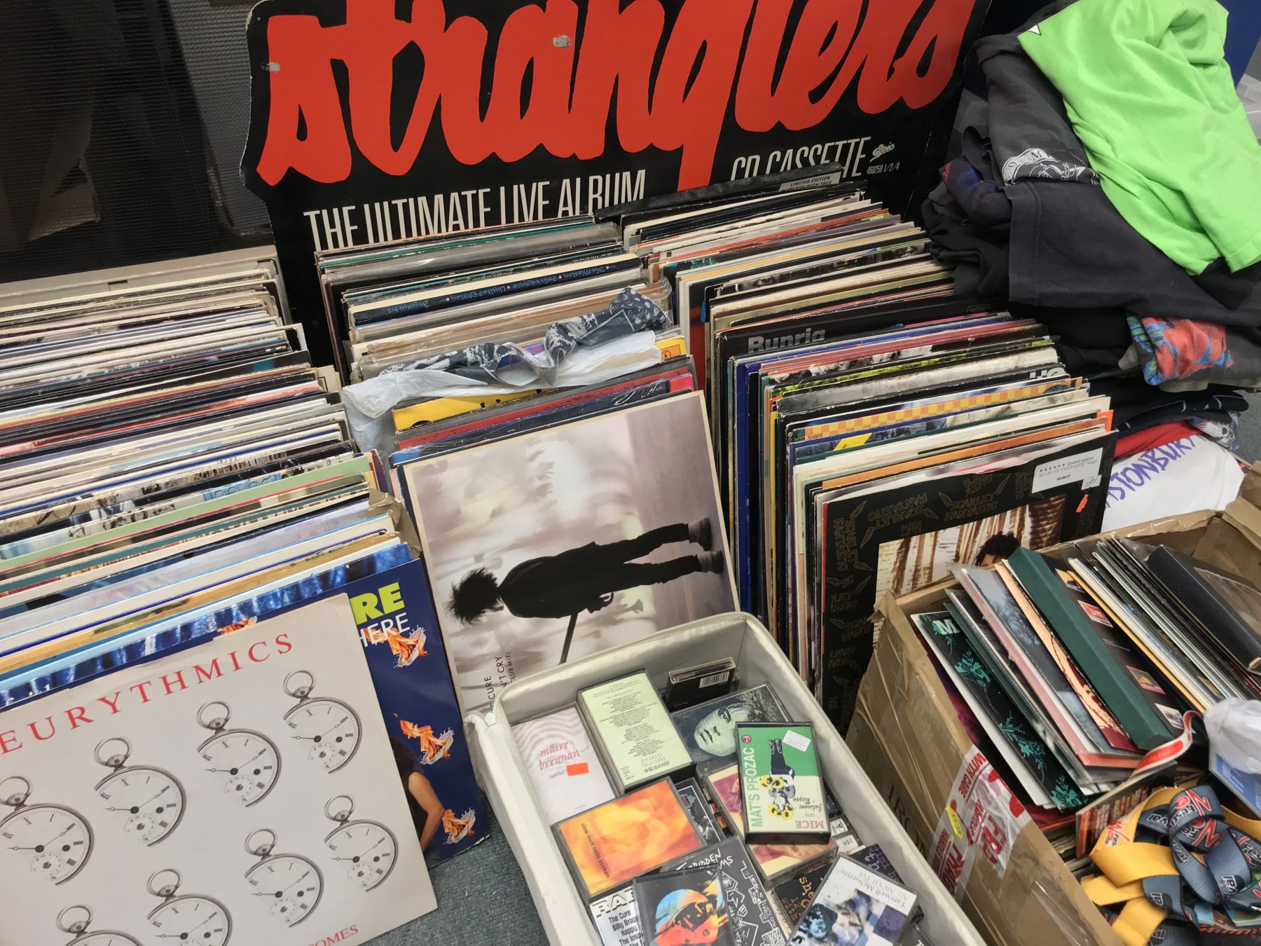 Some rare and collectable punk, new wave and indie LP and 7″ vinyl just