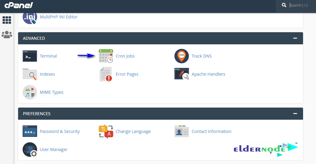 How to Enable Cron Jobs on Cpanel host Eldernode