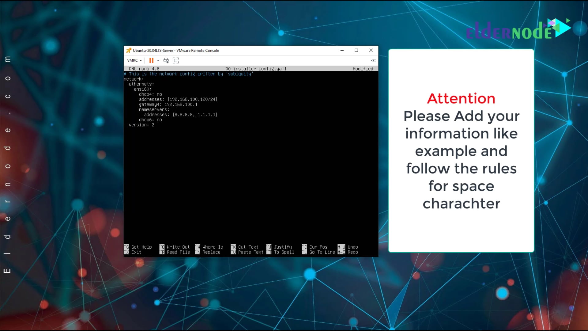Set IP static on Ubuntu 20.04 LTS Server with netplan Eldernode Blog