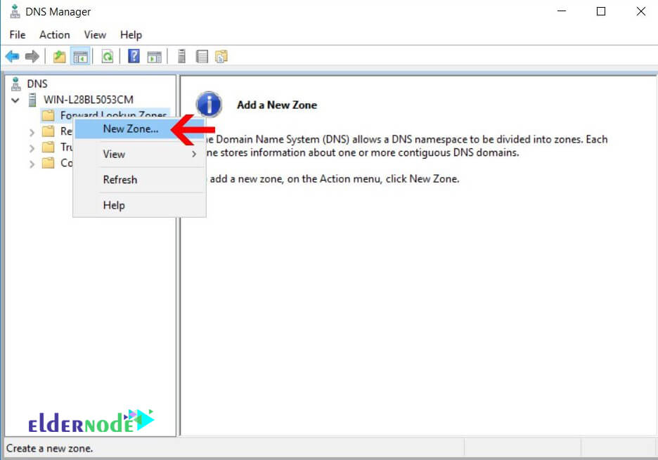 How to Connect a Domain to DNS in Windows Server 2016 Window VPS