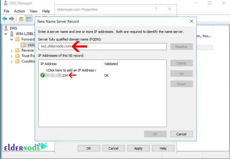 How to Connect a Domain to DNS in Windows Server 2016 Window VPS