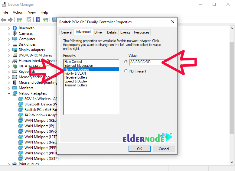 How to change the MAC address in Windows Eldernode Blog