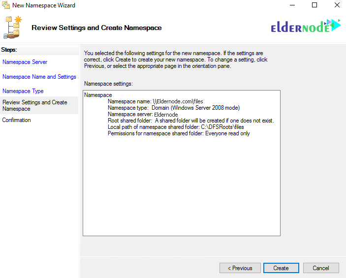 Tutorial to set up DFS Namespaces in Windows Server 2016 ElderNode Blog