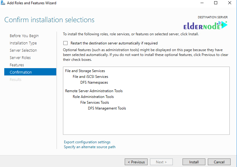 Tutorial to set up DFS Namespaces in Windows Server 2016 ElderNode Blog
