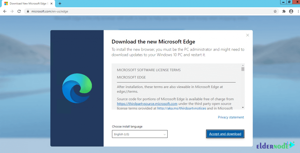 How to Install Edge Browser on Windows RDP 2019 Eldernode Blog