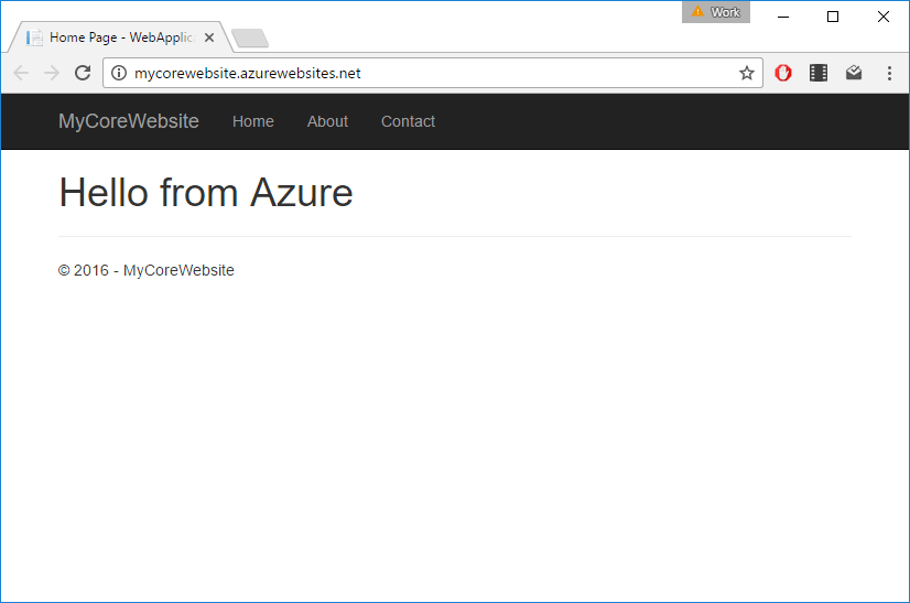 Configuration with Azure App Services and Core elmah.io