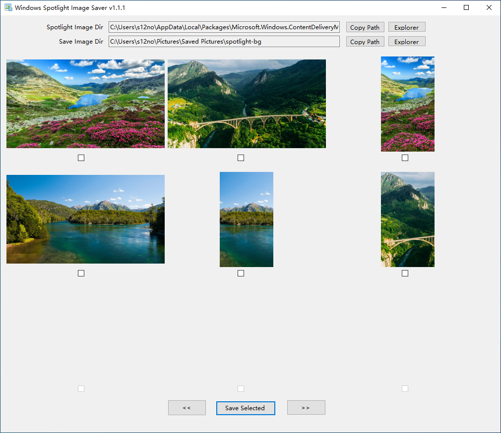 Windows Spotlight Image Saver