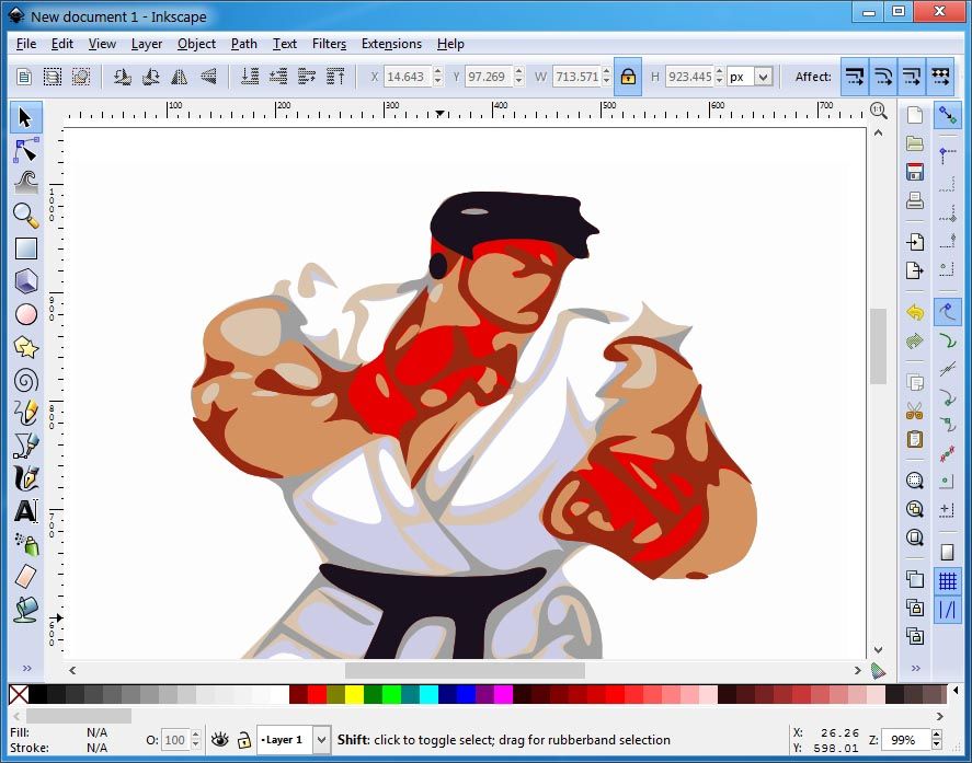 How to vectorize images using the free tool Inkscape