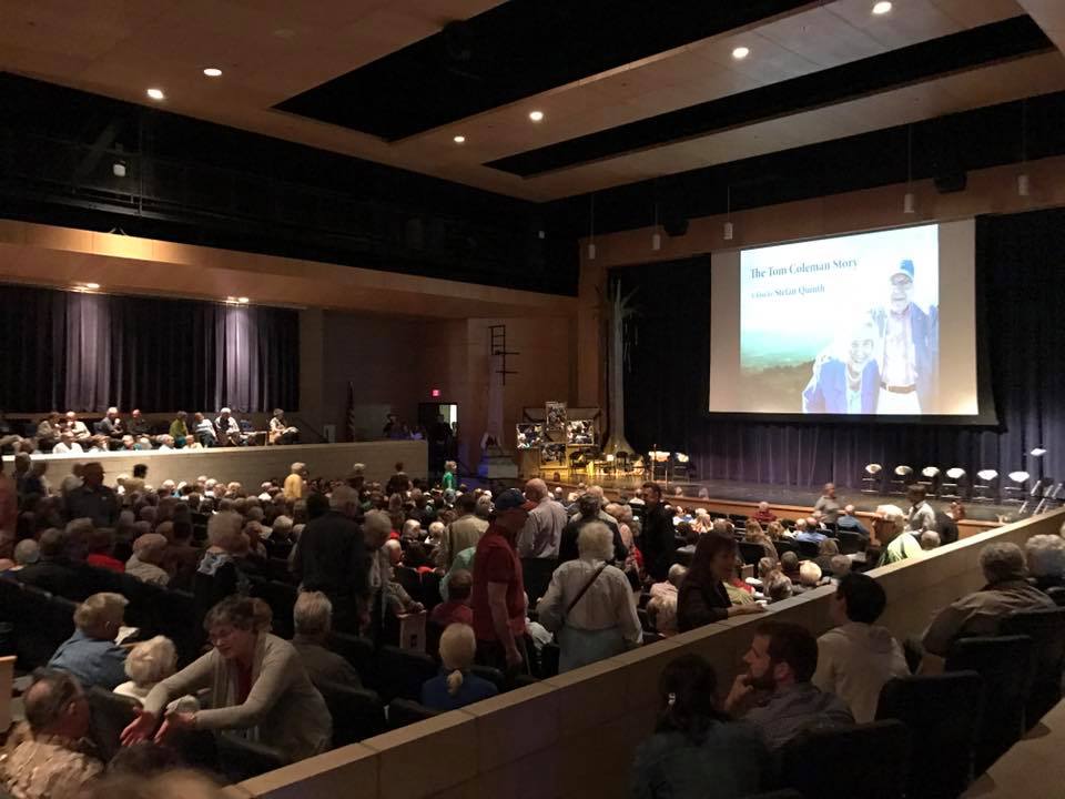 Premiere in Cambridge MN for the film “The Tom Coleman Story” Camera Q