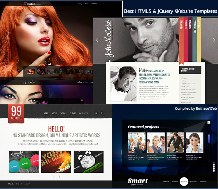 Best HTML5 Website Templates EntheosWeb