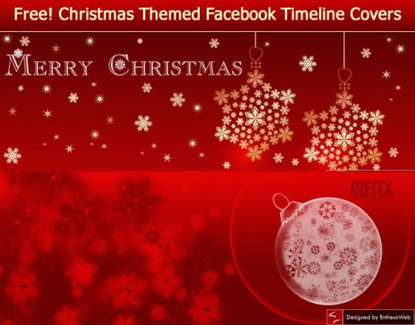 Download Free Free Christmas Themed Facebook Timeline Covers Entheosweb PSD Mockup Template