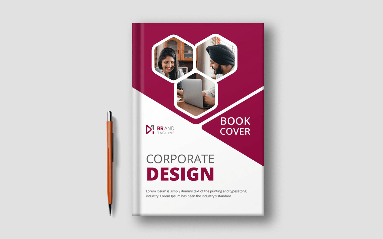 Corporate Book Cover Template Designs Entheos