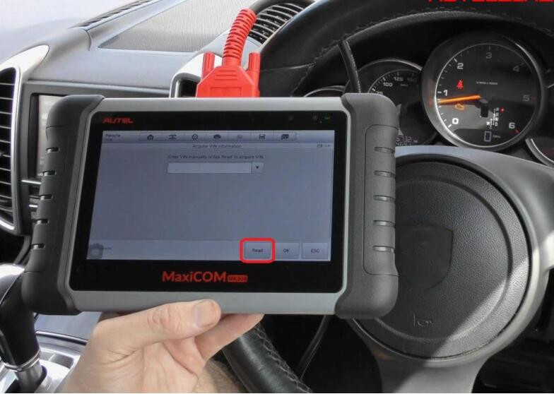 Comment utiliser AUTEL MK808 Reset pour Porsche Cayenne Check Engine