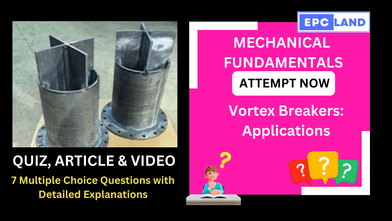 Applications of Vortex Breakers Article & Quiz with 7 MCQs