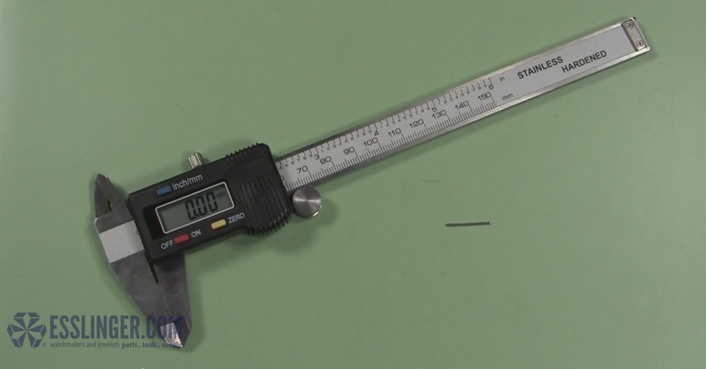 How to Measure a Friction Pin for a Watch Band Esslinger Watchmaker