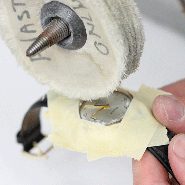 Polish Watch Crystals Clean Plastic Watch Crystals