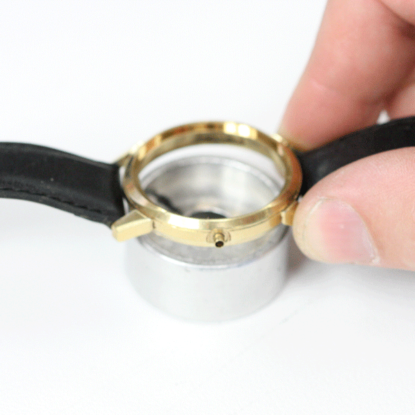 How to Press a Tension Ring Fit Watch Crystal into Place with a Watch
