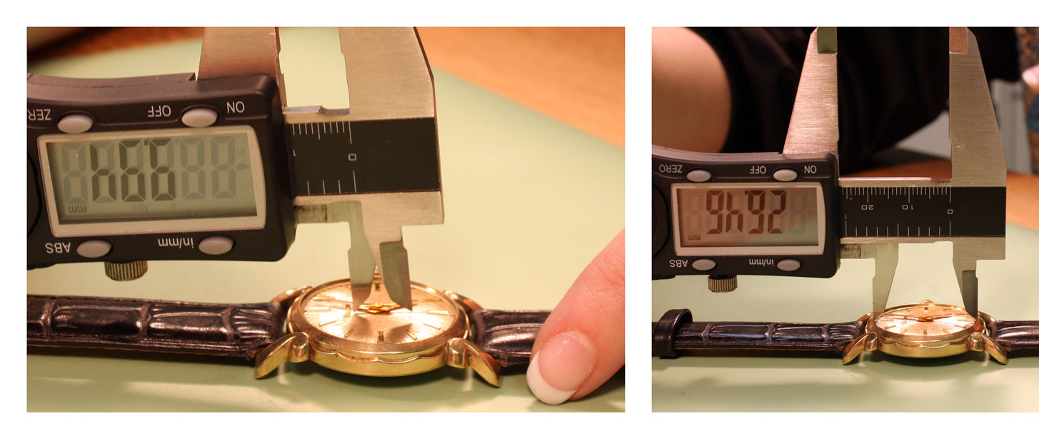 How to Measure a Watch Bezel with the Crystal Missing Esslinger