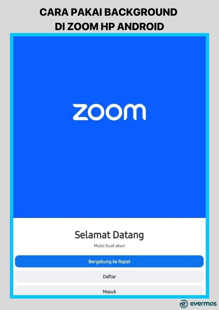 Cara Pakai Background di Zoom HP Android dengan Mudah