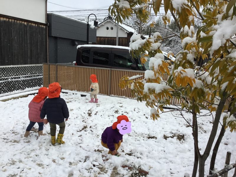 雪遊び☃️❄️