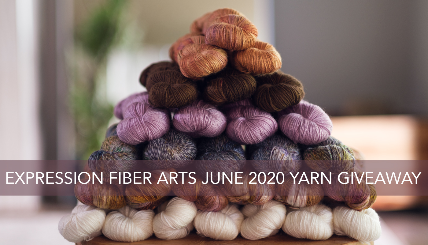 STUNNING HandDyed Yarn Giveaway! ! Expression Fiber Arts A