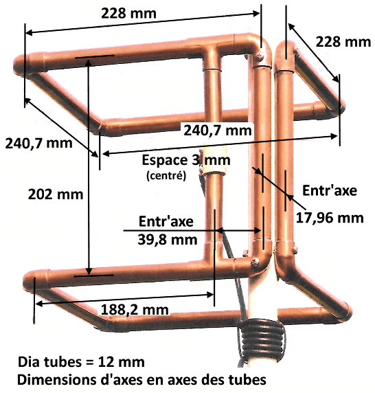 Antenne cube 2 mètres F6KRK