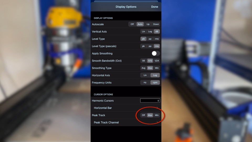 Measure CNC router spindle speed with SignalScope X Faber Acoustical Blog