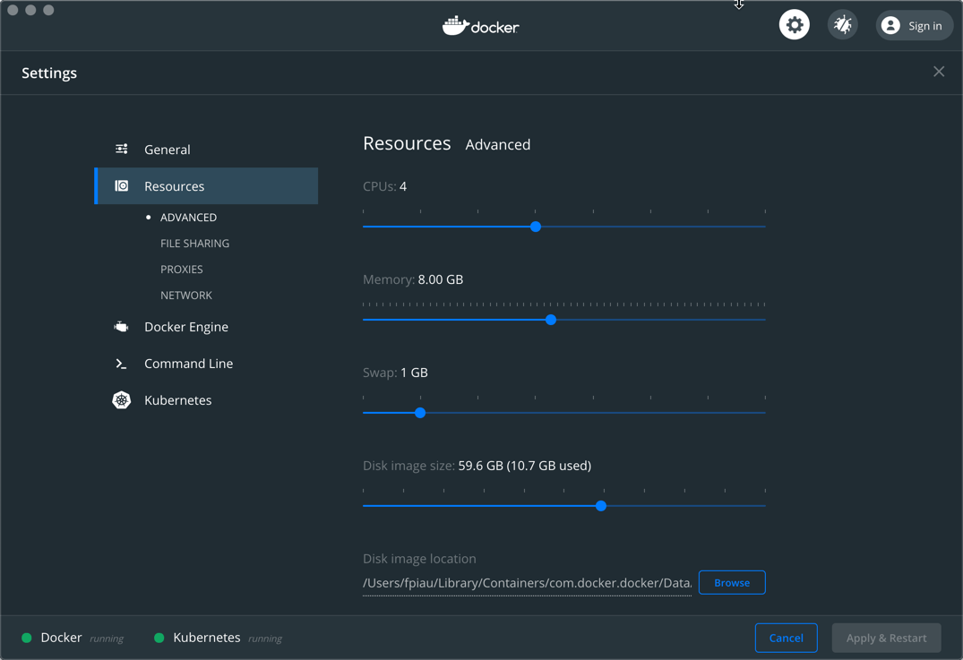 Docker Para Kubernetes De Borde De Mac