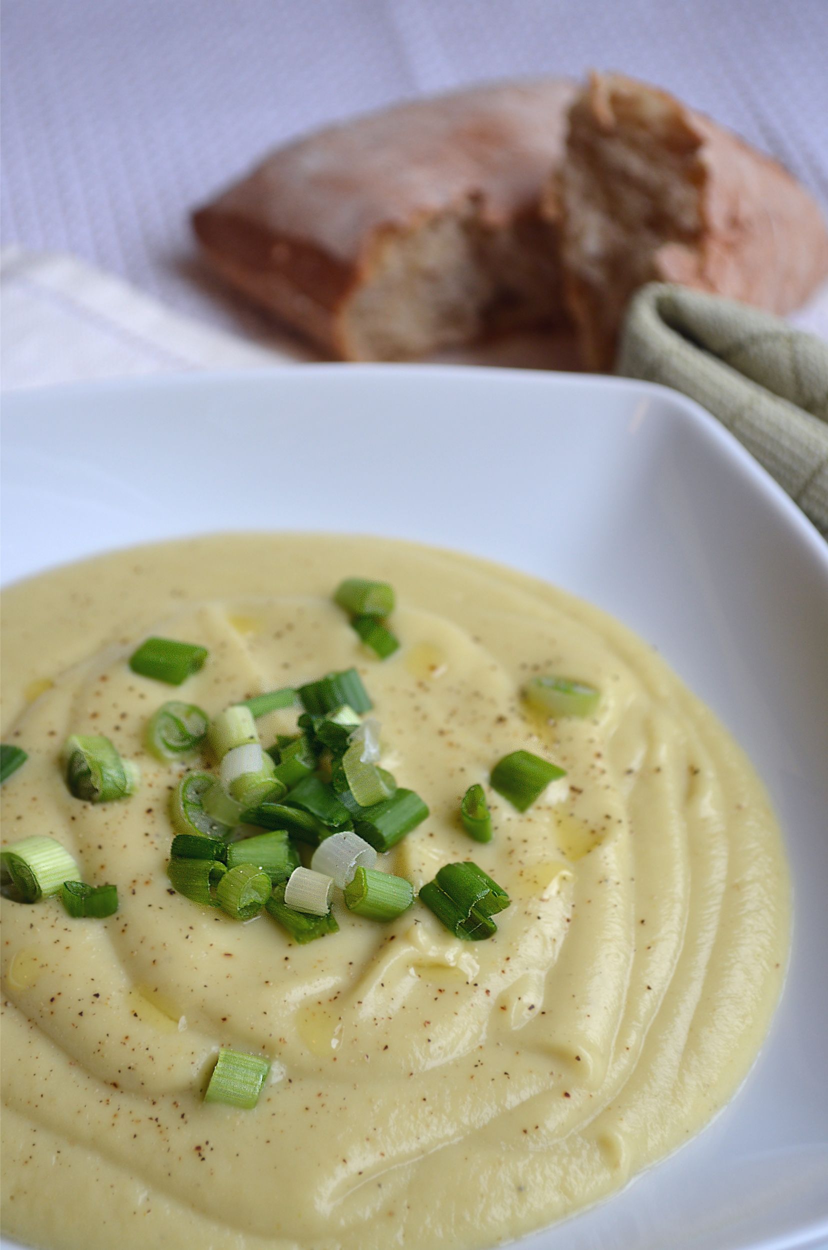 Curried Cream of Cauliflower Soup Simple Vegan Recipe Fablunch
