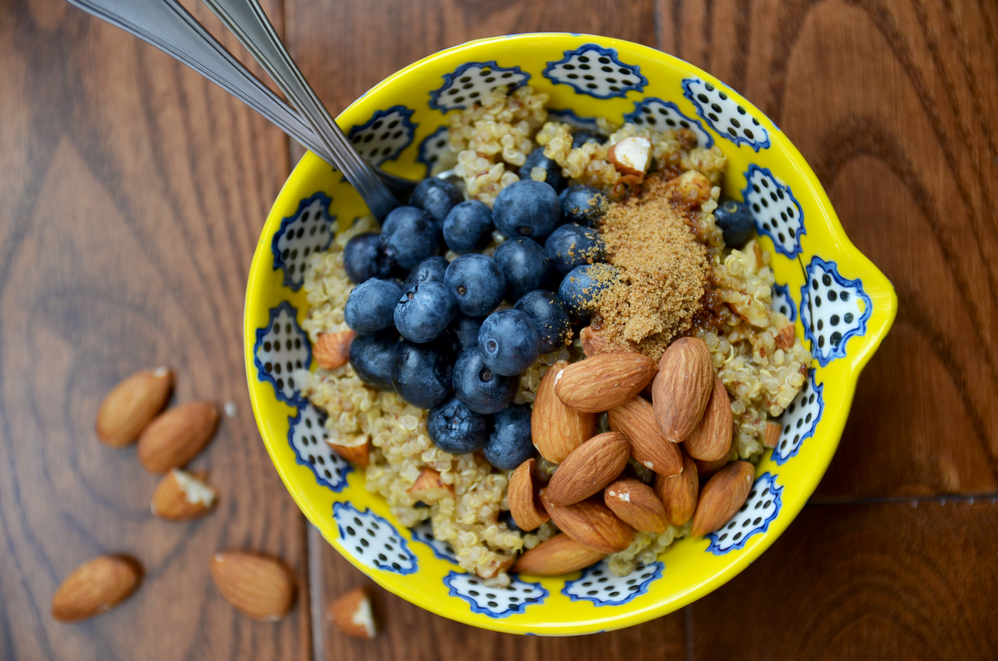 Blueberry & Flax Breakfast Quinoa Fablunch